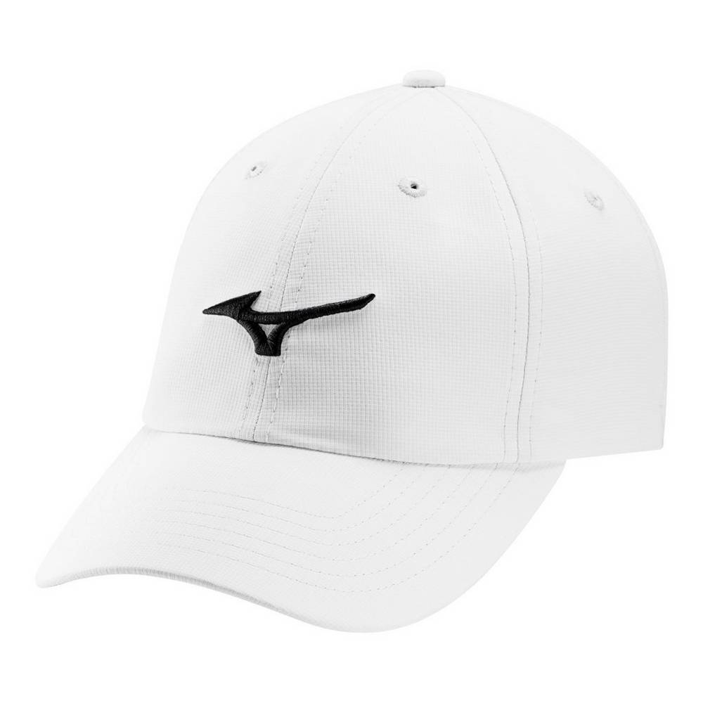 Mizuno Men's Tour Adjustable Lightweight Small Fit Golf Hat White/Black (260326-SDU)